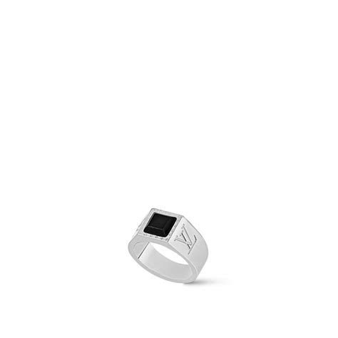 lv onyx signet ring|LV Onyx Signet Ring S00 .